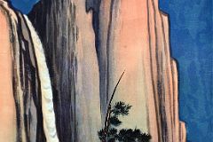 17 Evening Glow of Yosemite Fall - Chiura Obata 1930 Whitney Museum Of American Art New York City